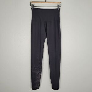 Beyond Yoga Alloy Ombre High Waisted Midi Legging Metallic Black Size M